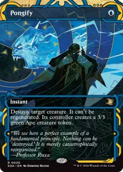x1 Pongify - Foil R MTG Secrets of Strixhaven: Mystical Archive M/NM, English - Image 1