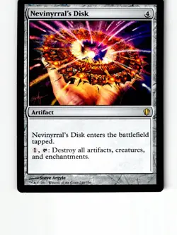 Nevinyrral's Disk 248 Rare Commander 2013 Magic: The Gathering Lightly Played - Image 1