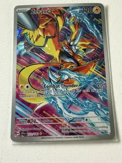 Zeraora - 151/142 151/142 Pokemon Illustration Rare SV07: Stellar Crown Card NM - Image 1