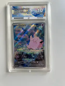 Pokemon TCG Perfect Order - Clefairy Illustration Rare - Ace Graded 10 - 094/088 - Image 1