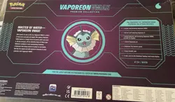 Pokemon Vaporeon VMAX Premium Collection Box **Factory Error** Light Damage - Image 2