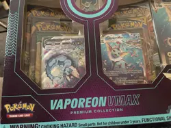 Pokemon Vaporeon VMAX Premium Collection Box **Factory Error** Light Damage - Image 4