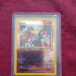 Pokemon TCG Entei Wizards Black Star Promos 34 Reverse Holo Rare Promo WOTC VTG - Image 1
