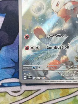 Pokemon TCG Raboot Stellar Crown Holo Card 147/142 Mint Condition - Image 5