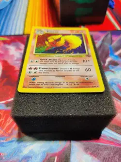 Pokemon 1999 Flareon 3/64 Jungle Holo Rare LP VTG WOTC - Image 3