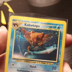 Kabutops 6/75 Neo Discovery Unlimited Holo Rare Vintage Pokemon TCG - HP - Image 2
