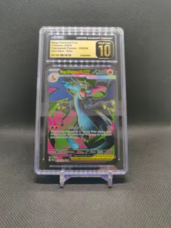 2025 POKEMON PHANTASMAL FLAMES #109/094 MEGA CHARIZARD X EX CGC 10 PRISTINE - Image 1