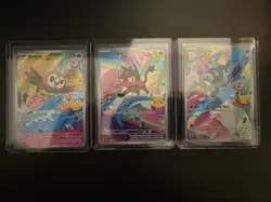 Pokemon First Partners Illustration Collection MEP Gen 7 Rowlet Litten Popplio - Image 2