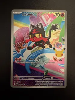 Pokemon First Partners Illustration Collection MEP Gen 7 Rowlet Litten Popplio - Image 5