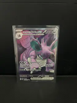 Pokemon TCG Team Rockets Nidoking EX 216/182 Destined Rivals - Image 1