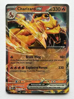 2023 Pokemon Scarlet And Violet 151 Charizard Ex 006/165 Holofoil - Image 1