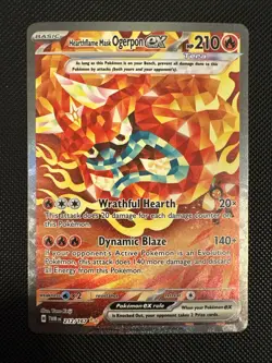 Hearthflame Mask Ogerpon Ex 212/167 SIR - Pokemon Twilight Masquerade - NM - Image 1