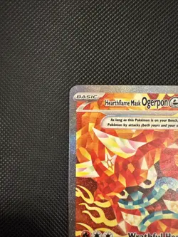 Hearthflame Mask Ogerpon Ex 212/167 SIR - Pokemon Twilight Masquerade - NM - Image 2