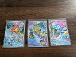 Pokemon First Partner Illustration Collection Series 1 Gen 4 Starter Set - Image 1