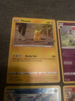 8 x Pokemon Go Holo/Reverse bundle - Pikachu Cosmos Wartortle Charmeleon Snorlax - Image 2