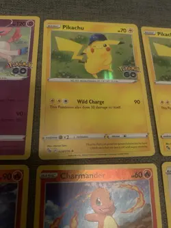 8 x Pokemon Go Holo/Reverse bundle - Pikachu Cosmos Wartortle Charmeleon Snorlax - Image 4