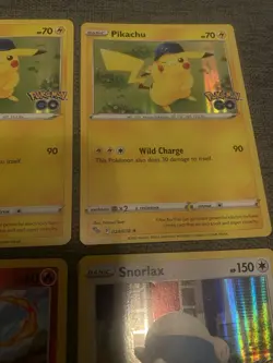 8 x Pokemon Go Holo/Reverse bundle - Pikachu Cosmos Wartortle Charmeleon Snorlax - Image 5