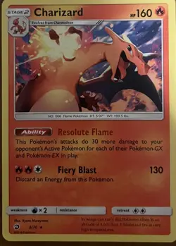 Pokemon TCG Charizard Dragon Majesty 3/70 Holo Holo Rare - Image 1