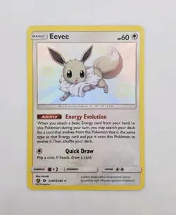 Eevee SHINY HOLO Rare #SV41/SV94 - HIDDEN FATES Pokemon TCG 2019 - Image 1