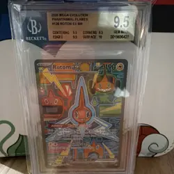 Pokemon TCG Rotom EX SR Phantasmal Flames 126 Beckett 9.5 - Image 1