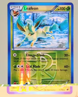 Leafeon - Plasma Freeze 11/116 Reverse Holo Rare - Lightly Played+ - Pokemon TCG - Image 1