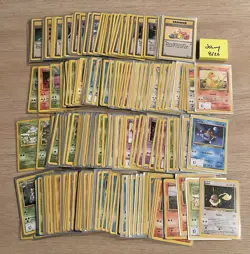 Huge 153 Card Vintage Bulk Pokemon Card Lot - WOTC - Gym Base Set Fossil Rocket - Image 1