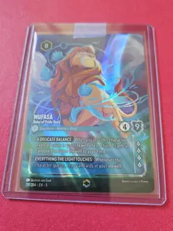 Mufasa - Ruler of Pride Rock #217 Disney Lorcana Shimmering Skies Enchanted Mint - Image 2