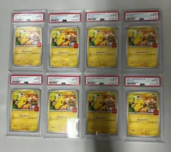 *Lot of 8 SEQUENTIAL* PSA 10 2025 POKEMON JPN M-P PROMO MCDONALD'S #020 PIKACHU - Image 1