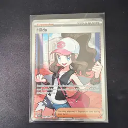 Hilda 164/086 Full Art Ultra Rare White Flare Pokemon TCG Trainer Card - Image 1