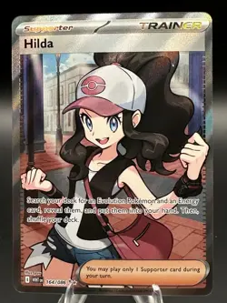 Hilda 164/086 Full Art Ultra Rare White Flare Pokemon TCG Trainer Card NM - Image 1