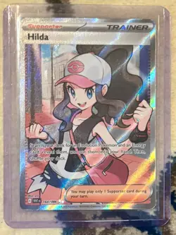 Hilda 164/086 White Flare Full Art Ultra Rare Pokemon Card TCG NM - Image 1