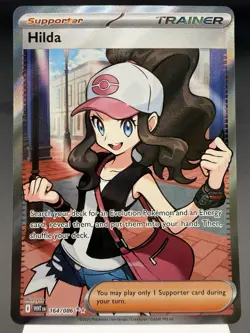 Hilda 164/086 - Full Art Ultra Rare - White Flare Pokemon Card MINT - Image 1