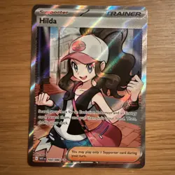 Hilda 164/086 Full Art Trainer Ultra Rare White Flare Set Pokemon TCG - Image 1