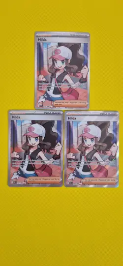 Pokemon TCG Hilda 164/086 White Flare Ultra Rare Full Art Trainer - Mint - Image 1