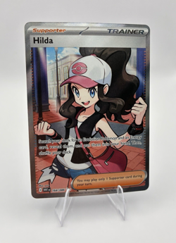 Hilda Full Art, Pokemon Near Mint, White Flare, Ultra Rare, 164/86 - Image 1