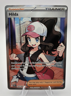 Hilda Full Art, Pokemon Near Mint, White Flare, Ultra Rare, 164/86 - Image 3