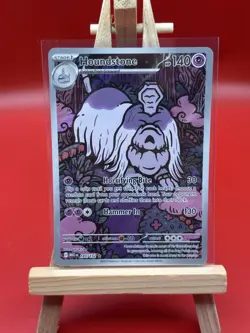 Pokemon TCG Houndstone 145/132 Illustration Rare Mega Evolution (NM) - Image 1