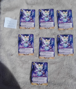 33/P3 Tinker Bell - Snowflake Collector Lorcana Promo 7 CARDS PACK LOT no foil - Image 1