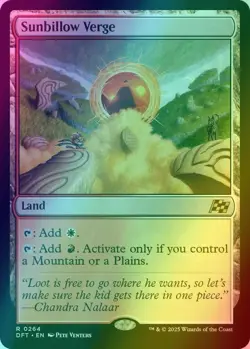 Sunbillow Verge - FOIL NM (MTG Aetherdrift 246) - Image 1