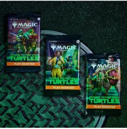 MTG TMNT Bundle Sealed Teenage Mutant Ninja Turtles 9 Boosters + Foil Promo - Image 4