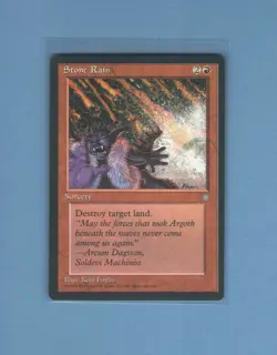 Magic the Gathering MTG - Ice Age - Stone Rain - Image 1