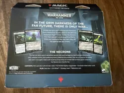 MTG Warhammer 40k Necron Dynasties Commander Deck - SEALED - Szarekh Silent King - Image 2