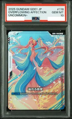 PSA10 Gundam Card Game Lacus Clyne Newtype Rising Japanese FOIL GD01-118 U+ - Image 1