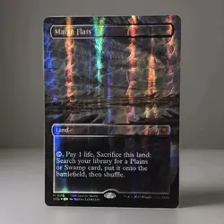 MTG - Marsh Flats *Dragonscale Foil* Tarkir 115 - Mythic Special Guest NM/M - Image 1