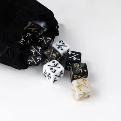 MTG Dice Counters 48 Piece Magic Gathering Token Sparkle Dice Set - Image 3