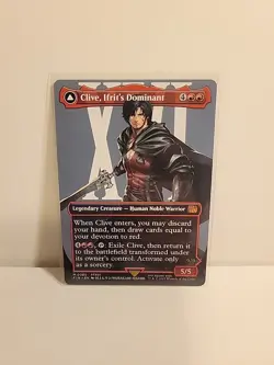 Borderless CLIVE, IFRIT'S DOMINANT (#385) mtg NM-M Final Fantasy Mythic - Image 1
