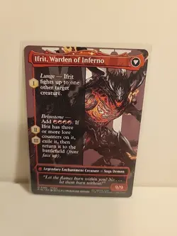 Borderless CLIVE, IFRIT'S DOMINANT (#385) mtg NM-M Final Fantasy Mythic - Image 2