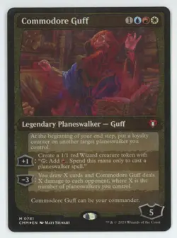 MTG Commander Masters Commodore Guff (Foil Etched) #781 Mythic - Image 1