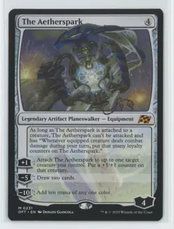 MTG Aetherdrift The Aetherspark #231 Mythic - Image 1