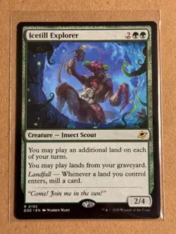 MTG Magic the Gathering Icetill Explorer Near Mint EOE Rare #192 - Image 1